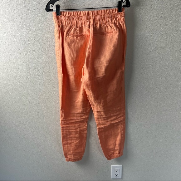 ATHLETA Cabo Linen Jogger Pants Light Peach Casual Activewear Outdoor Women’s 2 - Picture 8 of 13
